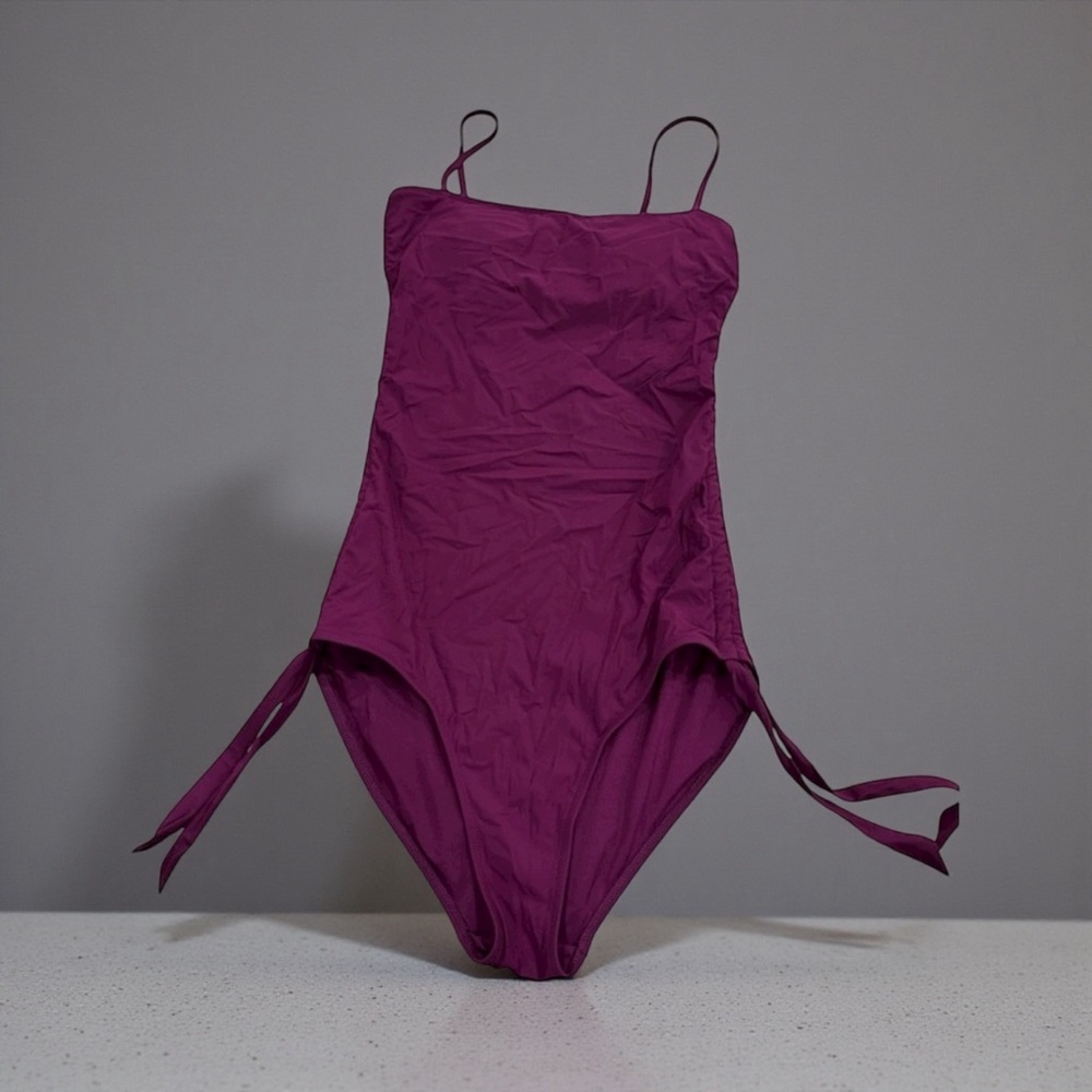 Athleta Deep Purple Swimwear Medium